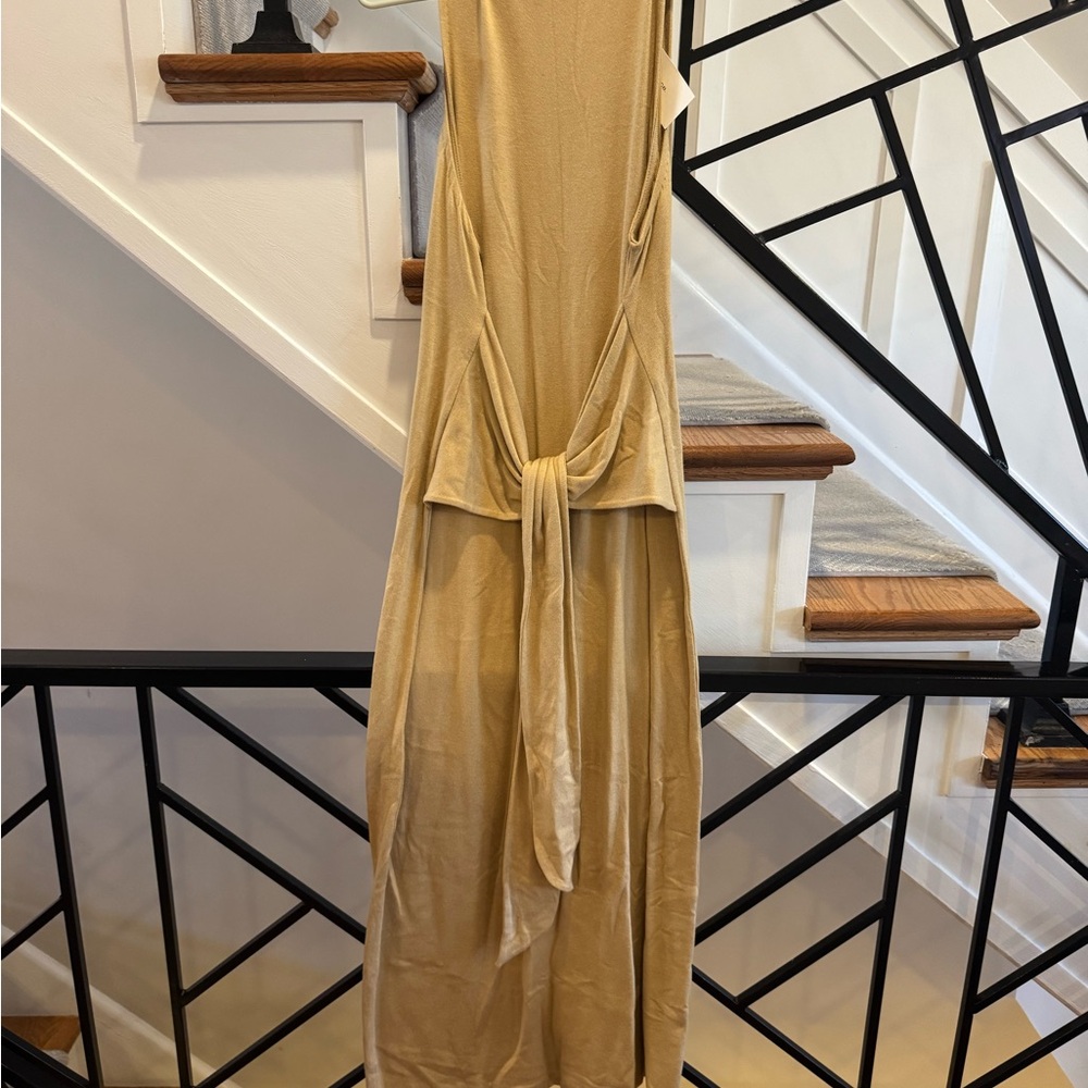 Vince Light Brown Maxi Dress